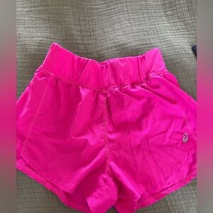 Asics Vibrant Pink Athletic Shorts